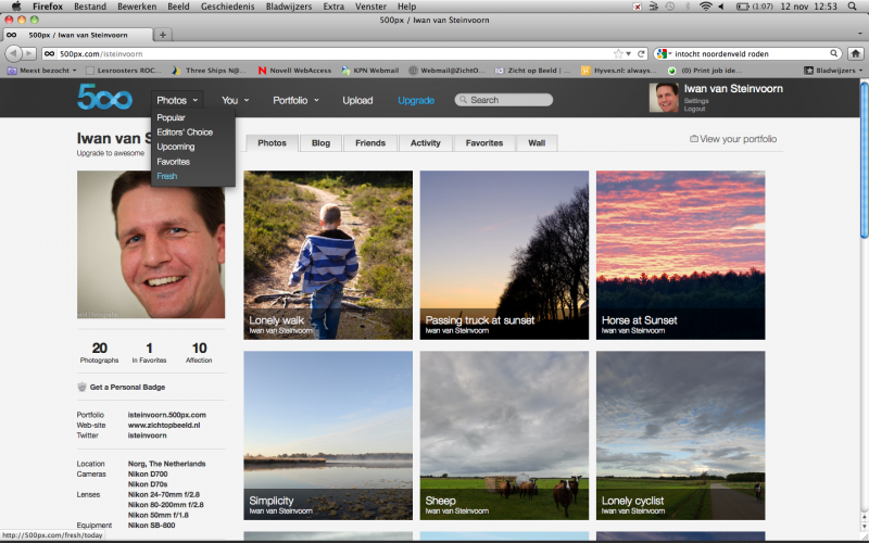Account 500px